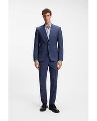 HUGO - Three-Piece Slim-Fit Suit - Lyst