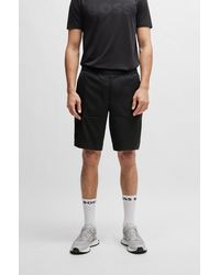 BOSS - Slim-fit Shorts In Water-repellent Twill - Lyst