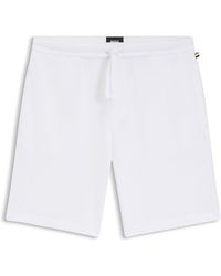 BOSS - Pyjamashort Met Wafelstructuur - Lyst