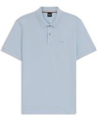 BOSS - Pallas Poloshirt Aus Baumwoll-Piqué Mit Logo-Details - Lyst
