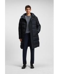BOSS - Centre Puff Jacket, Water-Repellent - Lyst
