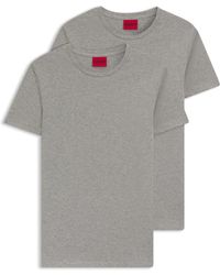 HUGO - Two-Pack Of Slim-Fit T-Shirts - Lyst