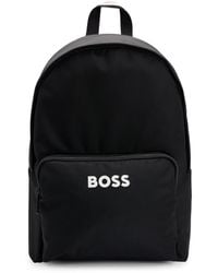 BOSS - Adjustable-Strap Backpack With Contrast Logo - Lyst