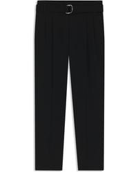 BOSS - Regular-Fit Cropped Trousers - Lyst