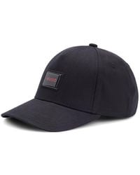 HUGO - Cotton-Twill Cap With Logo Patch - Lyst