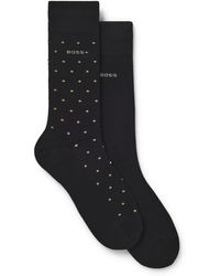 BOSS - 2-Pack Regular-Length Stretch-Bamboo Socks - Lyst