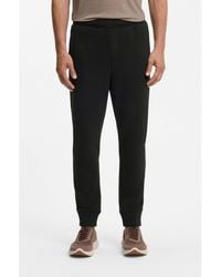 BOSS - Cotton-Blend Tracksuit Bottoms With Embroidered Logo - Lyst