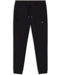 HUGO - Trainingsbroek Van Een Katoenmix Met Tweedelig Logo - Lyst