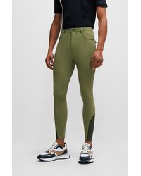 BOSS - Equestrian Breeches With Knee Grips - Lyst