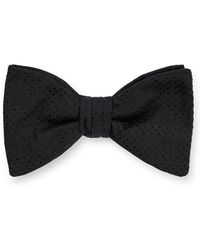 HUGO - Dot-patterned Bow Tie In Silk Jacquard - Lyst