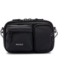 HUGO - Cross-body Bag With Branded Adjustable Strap - Lyst