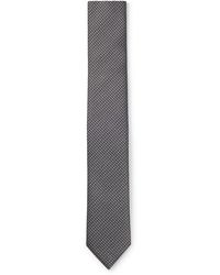 HUGO - Silk-blend Tie With Jacquard Pattern - Lyst