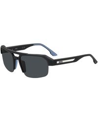 BOSS - Sunglasses With Temple Insert And Logo - Lyst