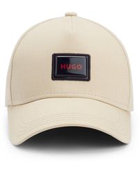 HUGO - Cap aus Baumwoll-Twill mit Logo-Aufnäher - Lyst