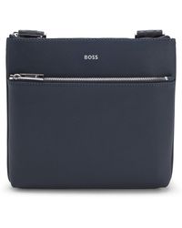 BOSS - Envelope Bag With Foil-Print Logo - Lyst