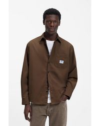 HUGO - Oversized-Fit Overshirt - Lyst