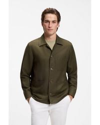 BOSS - Relaxed-Fit Overshirt - Lyst