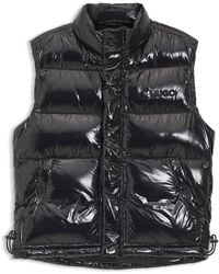 HUGO - Doudoune Sans Manches Déperlante En Tissu Brillant - Lyst