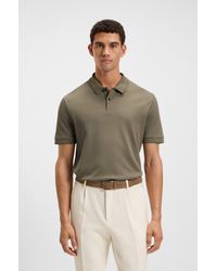 BOSS - Light Brown Men's Polo Shirts Size L - Lyst