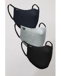 BOSS by Hugo Boss Set Van Drie Mondkapjes Van Katoen - Meerkleurig