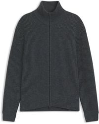 BOSS - Beckham X Cardigan Aus Wolle Mit Kaschmir Und Reißverschluss - Lyst