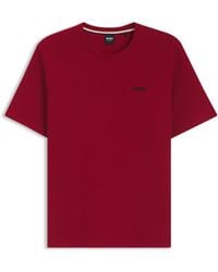 BOSS - Pyjamatop Met Wafelstructuur - Lyst