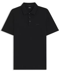 BOSS - Slim-Fit Polo Van Interlocked Katoen - Lyst
