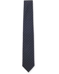 BOSS - Silk-Blend Tie With Dot Pattern - Lyst