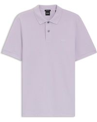 BOSS - Pallas Poloshirt Aus Baumwoll-Piqué Mit Logo-Stickerei - Lyst