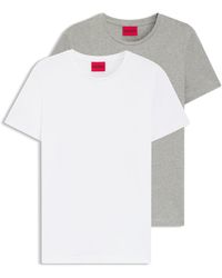 HUGO - Two-Pack Of Slim-Fit T-Shirts - Lyst