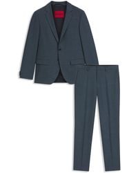 HUGO - Zweiteiliger Extra Slim-Fit Anzug Aus Performance-Stretch-Gewebe - Lyst