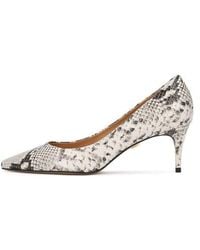 Kazar - Pumps Aus Leder Mit Serpentinenprägung - Lyst