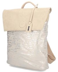 Rieker - Lederimitat Rucksack - Lyst