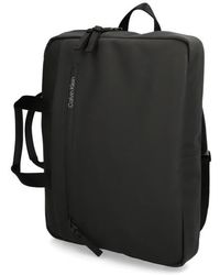 Calvin Klein - Rubberized Slim Conv Laptop Bag - Lyst