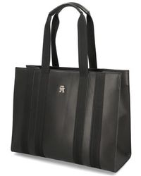 Tommy Hilfiger - Th Identity Med Tote - Lyst