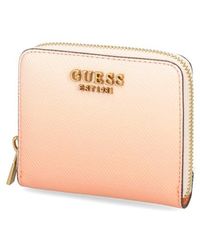 Guess - Lossie Slg Small Zip Around - Lyst