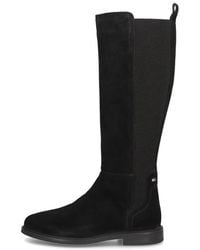 Tommy Hilfiger - Flag Suede Long Boot - Lyst