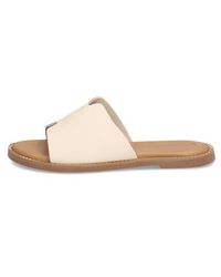 Tamaris - Glattleder Pantoffel - Lyst