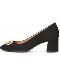 Kazar - Pumps Aus Nubuk Mit Breitem Absatz - Lyst