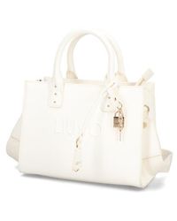 Liu Jo - Ecs S Tote Cream - Lyst