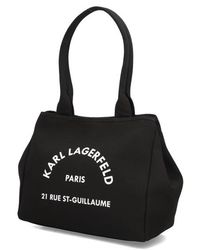 Karl Lagerfeld - K/Rsg Convertible Trapeze Tote - Lyst
