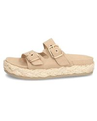 Tamaris - Veloursleder Pantoffel - Lyst