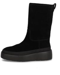 Calvin Klein - Flatform Mid Boot Suede Wl - Lyst