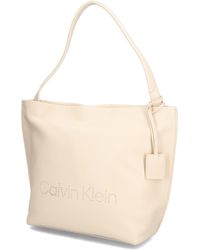 Calvin Klein Ck Set Ns Shopper Sm - Natur