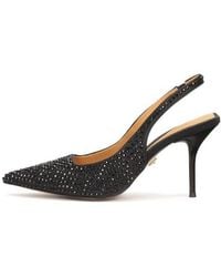 Kazar - Pumps Mit Offenem Absatz Und Quadratischer Spitze - Lyst