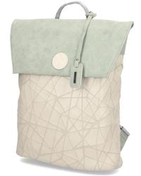 Rieker - Lederimitat Rucksack - Lyst