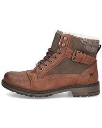Mustang - Lederimitat Boot - Lyst