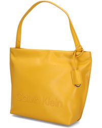 Calvin Klein Ck Set Ns Shopper - Gelb