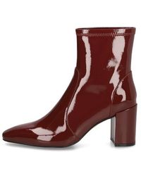 Kazar - Kastanienbraune Stiletto-Stiefel - Lyst