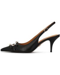 Kazar - Zehenoffene Pumps Mit Offenem Absatz Und Spitzer Spitze - Lyst